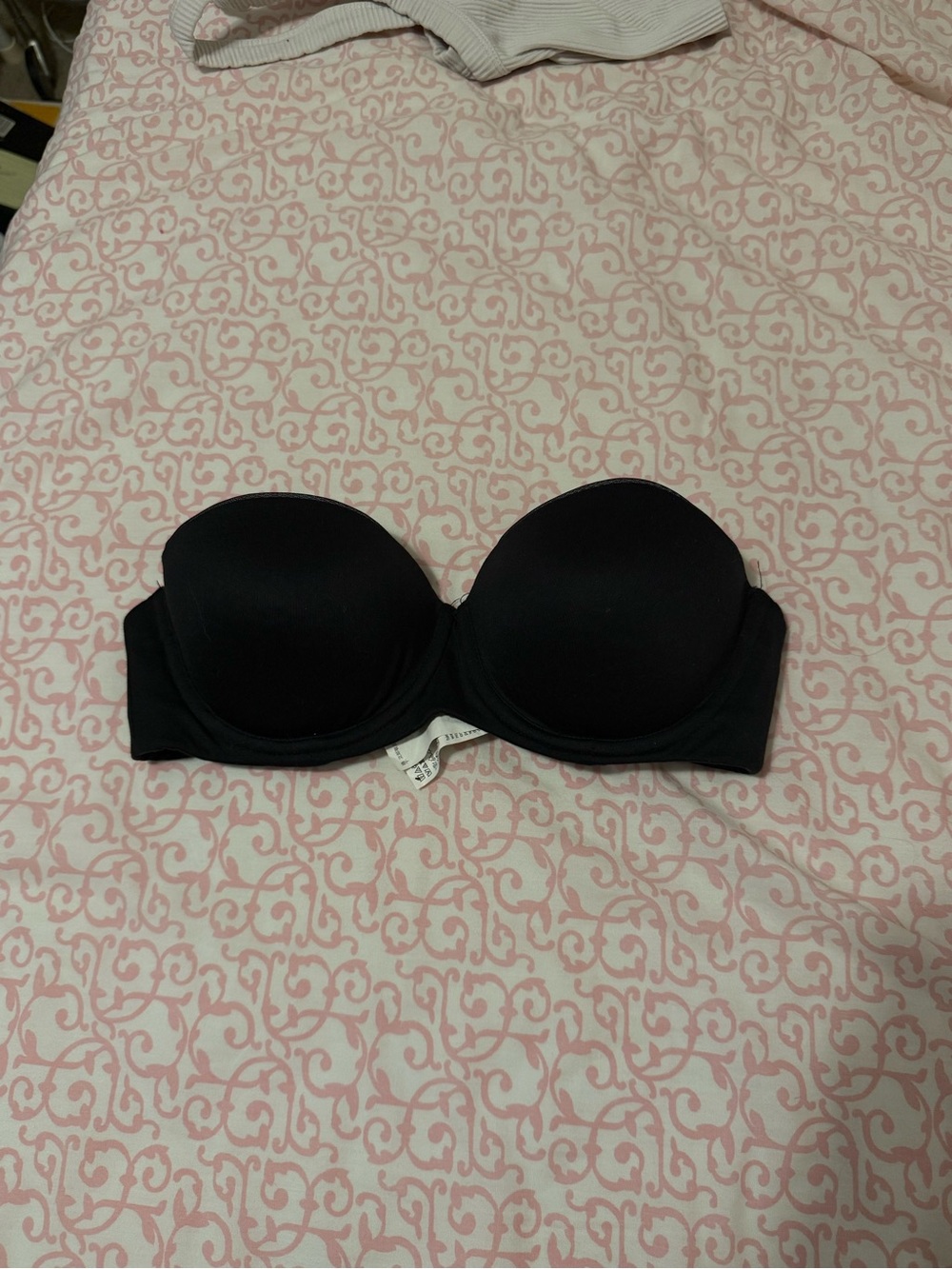 Calvin Klein Underwear Black Strapless Bandeau Bra